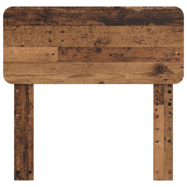 vidaXL Zagł&oacute;wek Stare drewno 75 cm Materiał drewnopochodny