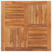 vidaXL Blat stołu, lite drewno tekowe, kwadratowy, 90x90x2,5 cm