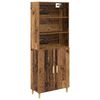 vidaXL Highboard Stare drewno 69,5 x 32,5 x 180 cm