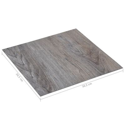 vidaXL Samoprzylepne panele podłogowe, PVC, 5,11 m², jasnobrązowe