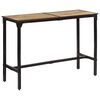 vidaXL Stolik barowy, 150x55x107 cm, surowe lite drewno mango