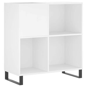 vidaXL Szafka na płyty, biała, 84,5x38x89 cm, materiał drewnopochodny