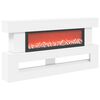 vidaXL Kominek elektryczny Stare drewno 150 x 21 x 77 cm