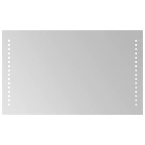 vidaXL Lustro łazienkowe z LED, 50x30 cm