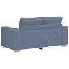 vidaXL Sofa dwuosobowa niebieska 160x77x82 cm tkanina sztruksowa
