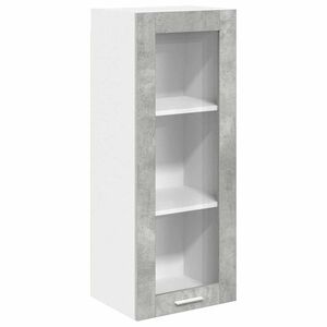 vidaXL Szafka wisząca Betonowy szary 40 x 31 x 100 cm