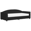 vidaXL Sofa z materacem, czarna, 90x190 cm, tkanina