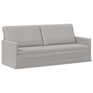 vidaXL Sofa na 3 osoby Szary chmur 190 x 81 x 82 cm tkanina