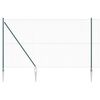 vidaXL Płot Euro z Kolcami 10 x 1,6 m Stal pokryta PVC zielony Siatka