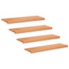 vidaXL Nakładki na schody 4 szt. 100 x 30 x 2 cm Lakier Drewno bukowe