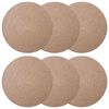 vidaXL Podkładki Jutowe 6 pcs naturalny &Oslash; 30 cm 100% Juta Tossa