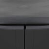 vidaXL Szafka ogrodowa, czarna, 97x37x85 cm, PP