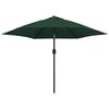 vidaXL Parasol ogrodowy, zielony, 3 m