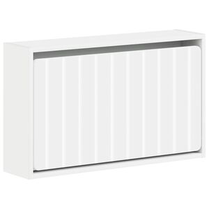 vidaXL Wisząca szafka na buty ZWOLLE 71 x 17 x 43 cm Biały