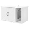 vidaXL Koty Dom Biały 85 x 55 x 50,5 cm Drewno inżynieryjne