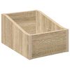 vidaXL Pudełko na płyty LP dąb Sonoma 23 x 33 x 16 cm