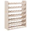 vidaXL Stojak na wino, 67,5x25x87 cm, lite drewno sosnowe