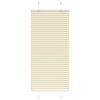 vidaXL Roleta plisowana kremowa 60x150 cm Szerokość tkaniny 59,4cm