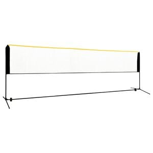 vidaXL Siatka do badmintona, regulowana, 500x103x94-158 cm, metalowa