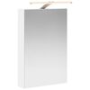 vidaXL Szafka z lustrem do łazienki z p&oacute;łką Biały 40 x 10,5 x 60,5 cm