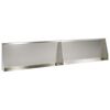 vidaXL Mur oporowy 2 szt. 100 x 12 x 50 cm Stal nierdzewna srebrny