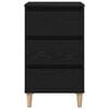 vidaXL Szafka Nocna Czarny Dąb 40 x 35 x 69 cm Materiał drewnopochodny
