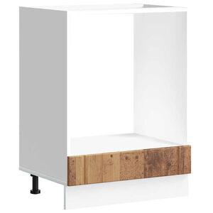 vidaXL Szafka piekarnikowa &bdquo;Lucca&rdquo; Stare drewno Drewno klejone