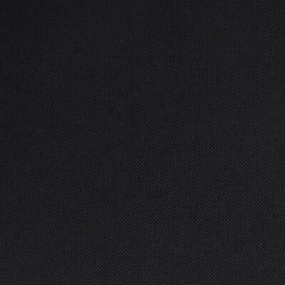 vidaXL Stołek barowy, czarny, tapicerowany tkaniną