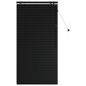 vidaXL Żaluzja wenecka Czarny 70 x 160 cm 35 mm