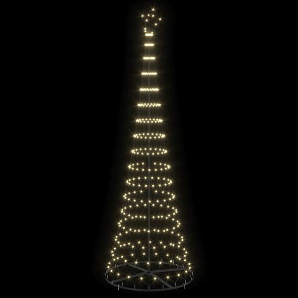vidaXL Choinka świąteczna LED Ciepła biel 100.5 x 100.5 x 302.5 cm
