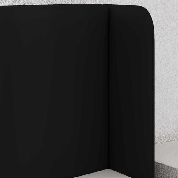 vidaXL Ucho Głowy Czarny 40,5 x 40,5 x 4 cm PVC