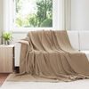 vidaXL Koce narzutowe 6 pcs Camel 240 x 270 cm Polar