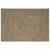 vidaXL Dywan strefowy Naturalny i czarny 160 x 230 cm Juta