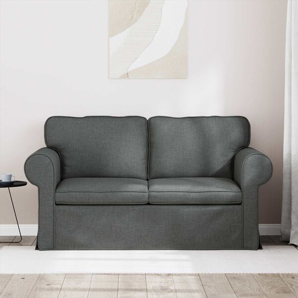 vidaXL Sofa Ciemnoszary