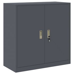 vidaXL Szafka do przechowywania Antracyt 90 x 40 x 90 cm Stal