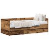 vidaXL Ł&oacute;żko dzienne Stare drewno 90 x 190 cm Drewno inżynieryjne