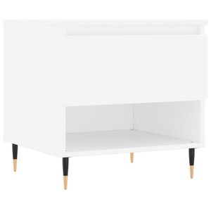 vidaXL Stolik kawowy, biały, 50x46x50 cm, materiał drewnopochodny