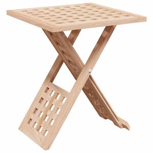 vidaXL Stolik kawowy Brązowy 33 x 33 x 40,5 cm Lity Bukowy