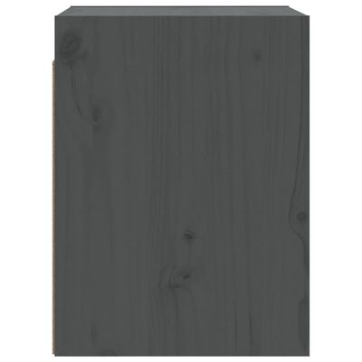vidaXL Szafki ścienne, 2 szt., szare, 30x30x40 cm, drewno sosnowe