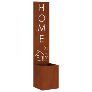 vidaXL Ekran zapewniający prywatność w ogrodzie Fretwork Rdzawy