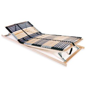 vidaXL Stelaż do ł&oacute;żka z 42 listwami, 7 stref, 70 x 200 cm