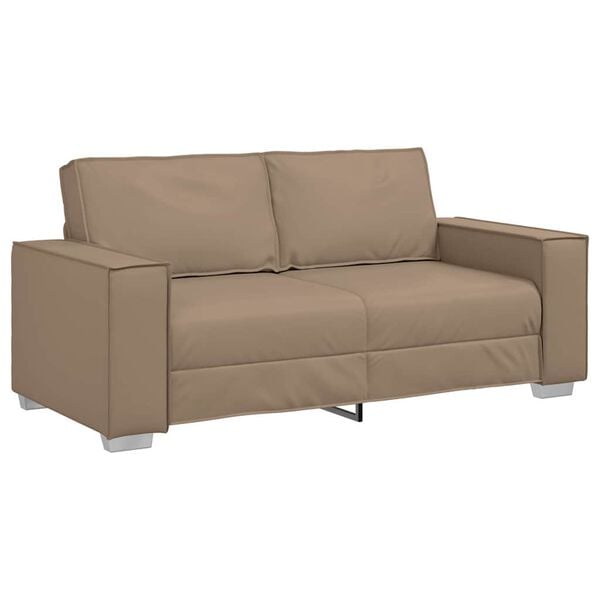 vidaXL Sofa Cappuccino 180 x 80 x 84 cm tkanina
