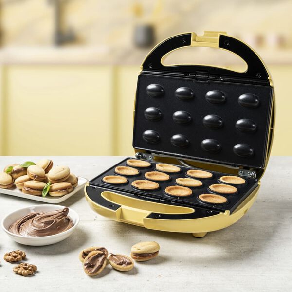 Bestron Gofrownica ANP801V, 850 W, waniliowa