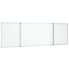 vidaXL Tablica magnetyczna, składana, 160x50x1,7 cm, aluminiowa