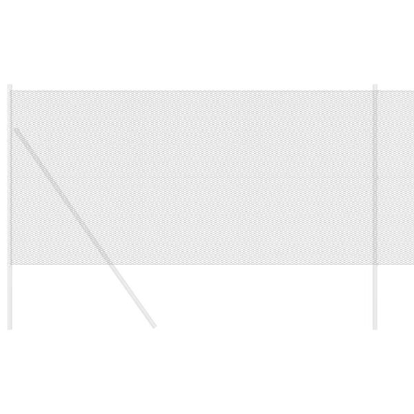 vidaXL Ogrodzenie heksagonalne Szary 1.4 x 10 m Stal