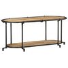 vidaXL Szafka pod TV, 100x42x40 cm, lite surowe drewno mango