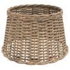 vidaXL Klosz lampy wiszącej, brązowy, &Oslash;45x28 cm, wiklina
