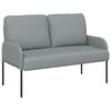 vidaXL Kanapy z poduszką 110cm Jasnoszary sklejka