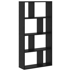 vidaXL Szafka na książki 8 poziom&oacute;w 60 x 20 x 120,5 cm Czarny Dąb