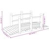 vidaXL Mostek ogrodowy z poręczami, 150x67x56 cm, świerkowy